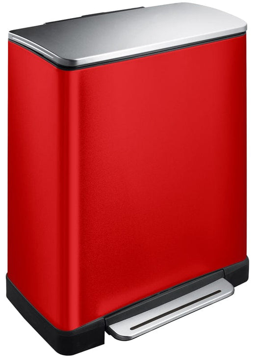 eko cube pedal bin Eko E-Cube Foot Pedal 28+18 Litres Recycling bin