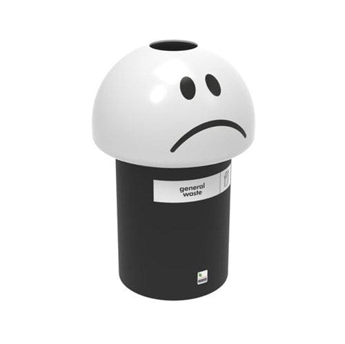 Novelty Emoji Recycling Bins