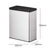 EKO Essential Touch 2 Compartment Recycling Bin - 2 x 20 Litre