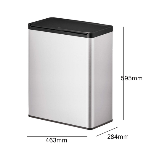 EKO Essential Touch 2 Compartment Recycling Bin - 2 x 20 Litre