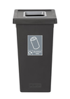 Black Freestanding Recycling Bin - Available in 3 Sizes