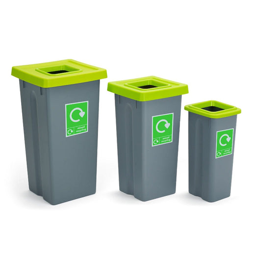 Freestanding Colour Coded Recycling Bin Available in 3 Sizes