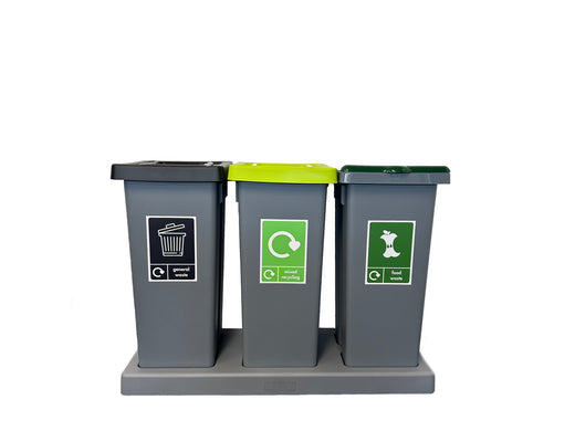Triple Internal Recycling Station - 3 x 50 Litre