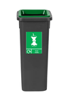 Black Freestanding Recycling Bin - Available in 3 Sizes