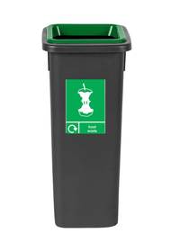 Black Freestanding Recycling Bin - Available in 3 Sizes