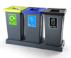 Large Triple Recycling Station - 3 x 75 Litre