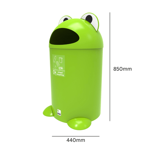 Frog Buddy Recycling Bin with Optional Liner 75 Litres