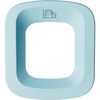 Mini Recycling Bin with Pastel Lids- 50 Litre