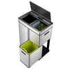 Mirage Stacked Sensor 3 Compartment Recycling Bin - 60 Litre