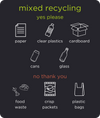 Professional Office Recycling Bin - 60 Litres