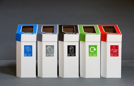 MyBin Classic Set of 5 Cardboard Bins With FREE Liners