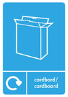 A5 Bilingual Recycling Stickers - 25 Waste Streams Available