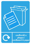 A5 Bilingual Recycling Stickers - 25 Waste Streams Available