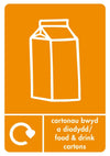 A5 Bilingual Recycling Stickers - 25 Waste Streams Available