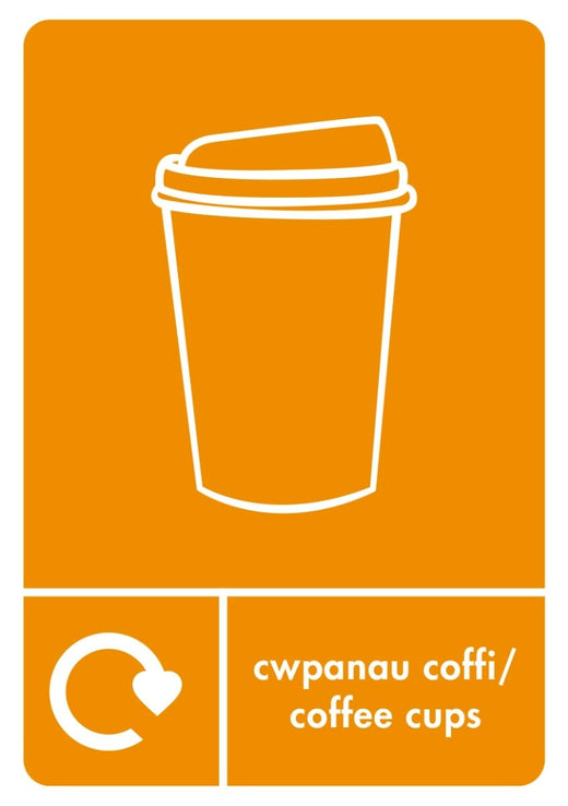 A5 Bilingual Recycling Stickers - 25 Waste Streams Available