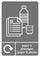 A5 Bilingual Paper & Plastics Recycling Sticker
