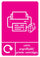 A5 Bilingual Printer Cartridges Recycling Sticker