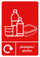 A5 Bilingual Plastic Recycling Sticker