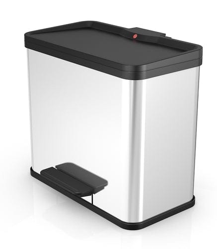 Hailo 2 Compartment 26 Litre Pedal Bin