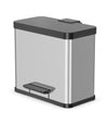 Hailo Trento Oko 3 Compartment Pedal Bin