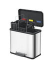 Hailo Trento Oko 3 Compartment Pedal Bin