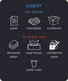 Professional Office Recycling Bin - 60 Litres