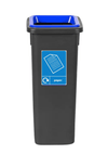 Black Freestanding Recycling Bin - Available in 3 Sizes