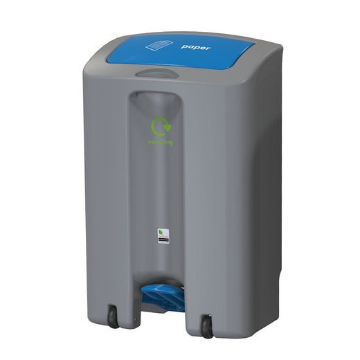 Envirostep Internal Pedal Recycling Bin - 90 Litre