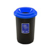 Round Open Top Recycling Bin - 50 Litre