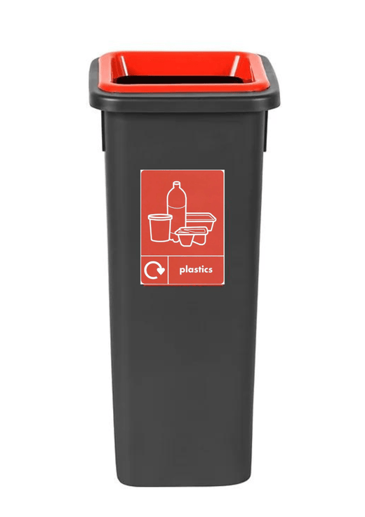 Black Freestanding Recycling Bin - Available in 3 Sizes