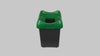 30 Litre Recycling Bin with Colour Coded Lids