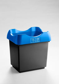 30 Litre Recycling Bin with Colour Coded Lids