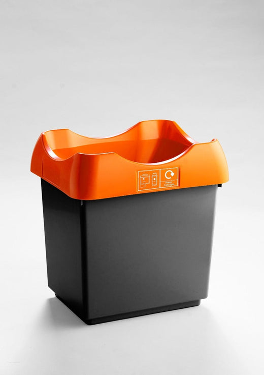 30 Litre Recycling Bin with Colour Coded Lids
