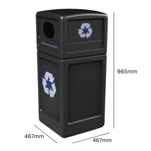 140 Litre Outdoor Recycling Waste Container