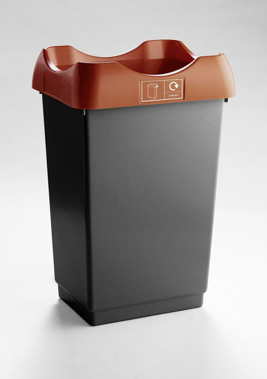 50 Litre Recycling Bin with Colour Coded Lids