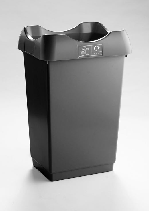 50 Litre Recycling Bin with Colour Coded Lids