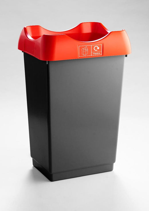 50 Litre Recycling Bin with Colour Coded Lids