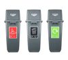 Large Plastic Push Lid Bin - 60 Litre