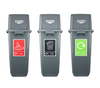 Large Plastic Push Lid Bin - 60 Litre