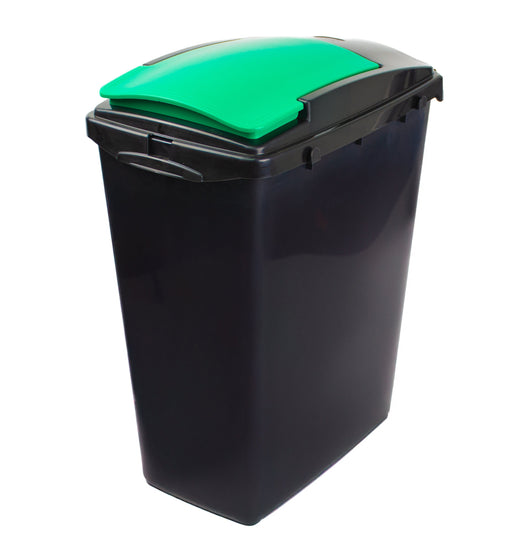 40 Litre Slimline Recycling Bin with Sticker