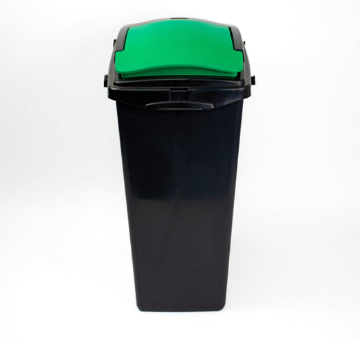 40 Litre Slimline Recycling Bin with Sticker