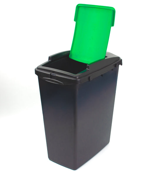 40 Litre Slimline Recycling Bin with Sticker