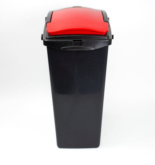 40 Litre Slimline Recycling Bin with Sticker
