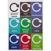 Slim Metal Look Plastic Recycling Bin (55 or 70 Litres)