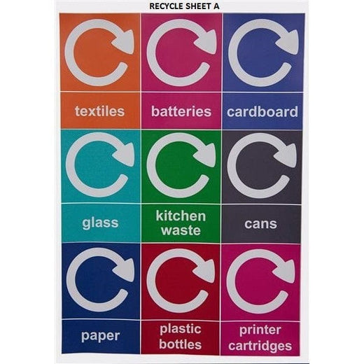 Slim Metal Look Plastic Recycling Bin (55 or 70 Litres)