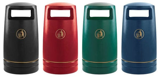 Hooded Outdoor Waste Container 100 Litres