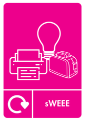 A5 sWEEE Recycling Sticker