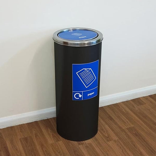Torpedo Swing Lid Recycling Bin - Available in 3 Sizes