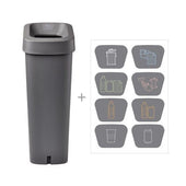 Mini Recycling Bin with Sticker Sheet - 50 Litre