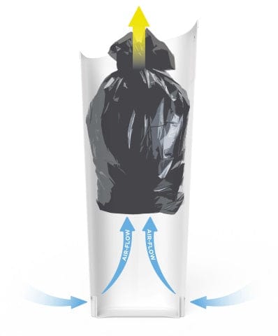 Mini Recycling Bin with Sticker Sheet - 50 Litre